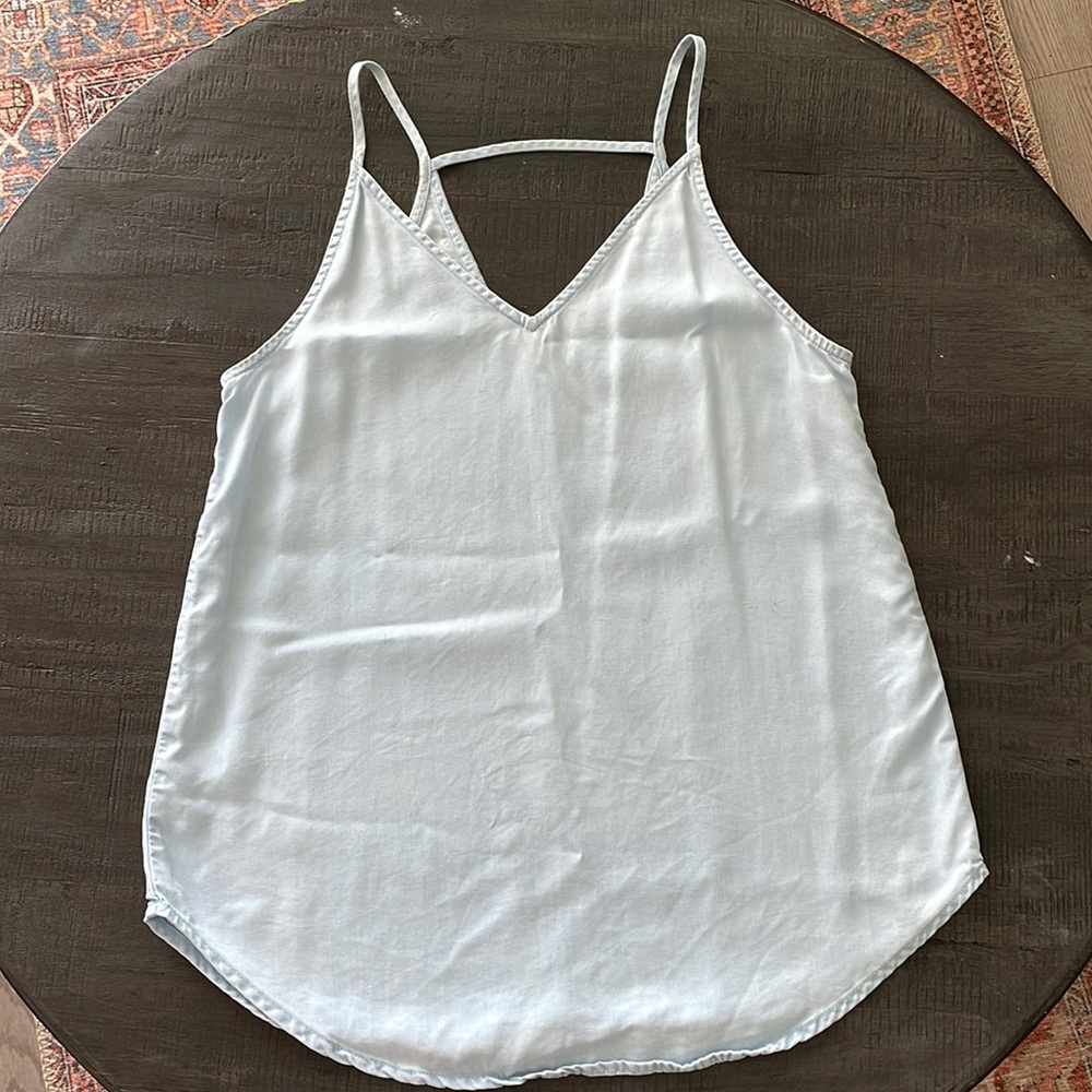 Women's Strappy Tank Top - LOFT - Chambray Feel
Striped XS